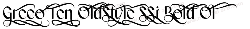 Greco Ten OldStyle SSi Bold Old Sty字体转换
